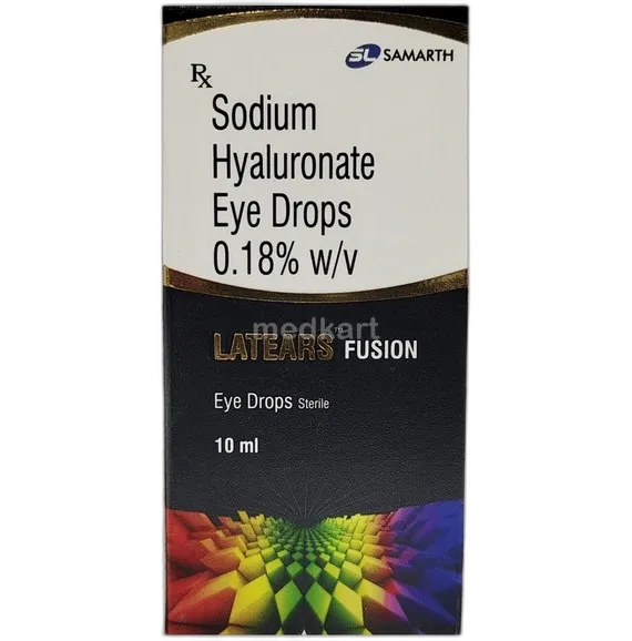 latears fusion eye drops 10 ml